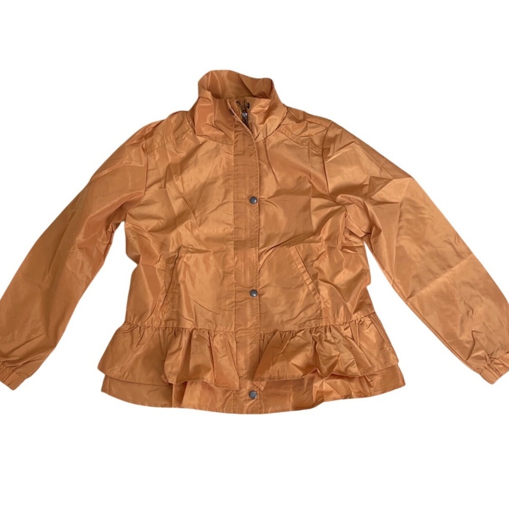Hayden Los Angeles Mustard Ruffle Peplum Jacket Lightweight Style H5743‎ Size S